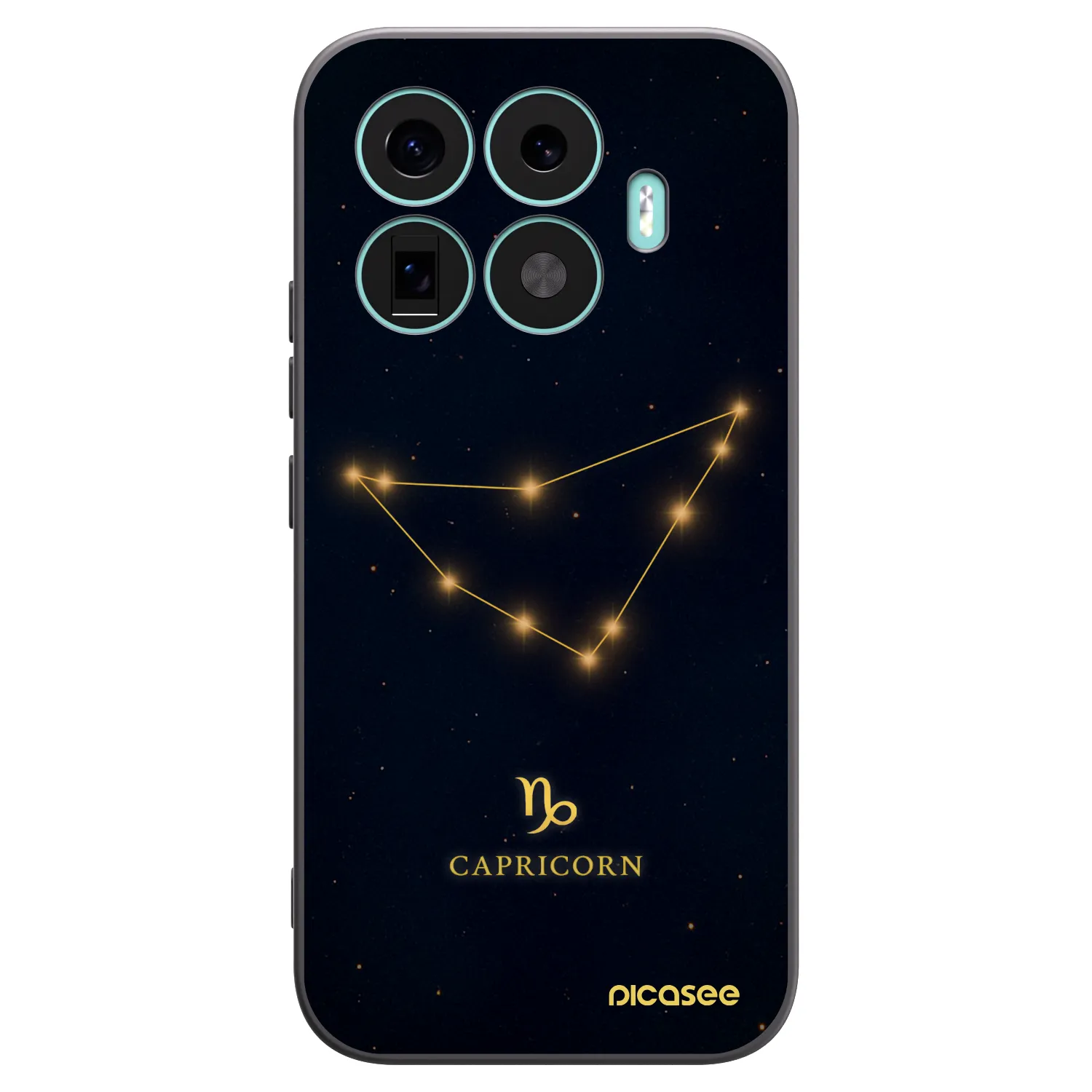 Picasee silikonski črni ovitek za Xiaomi 17T - CAPRICORN