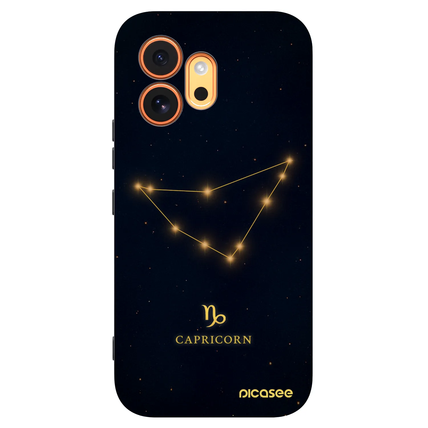 Picasee silikonski črni ovitek za Honor 600 - CAPRICORN