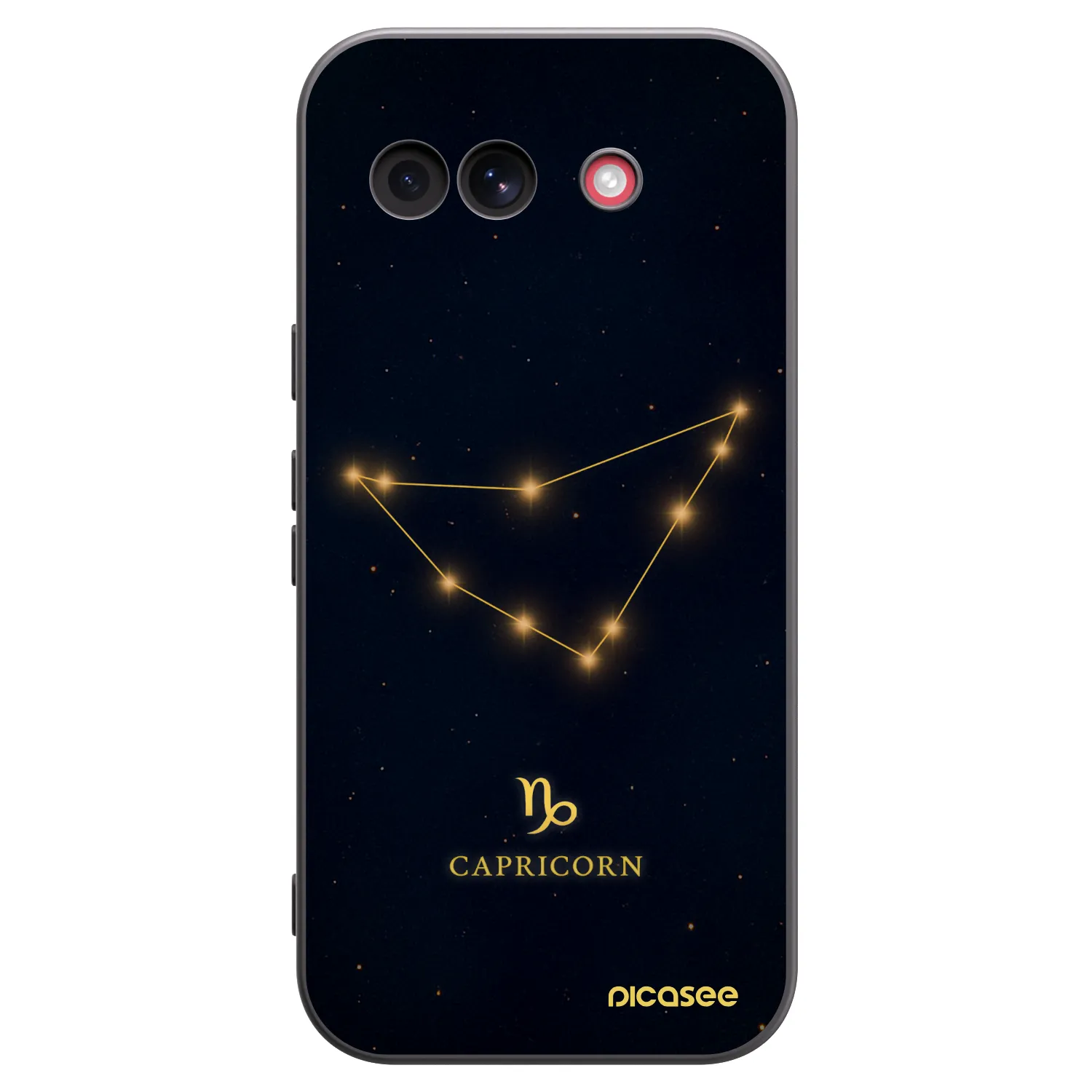 Picasee silikonski črni ovitek za Google Pixel 10a - CAPRICORN