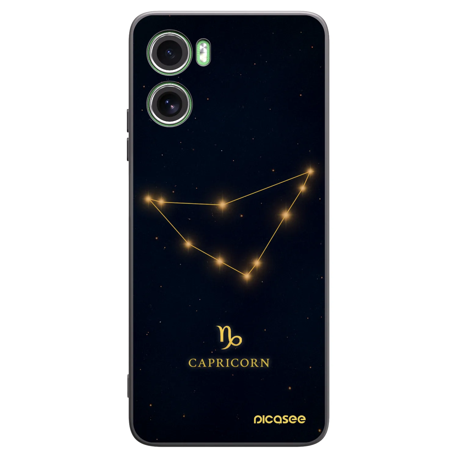 Picasee silikonski črni ovitek za Motorola Moto G06 - CAPRICORN