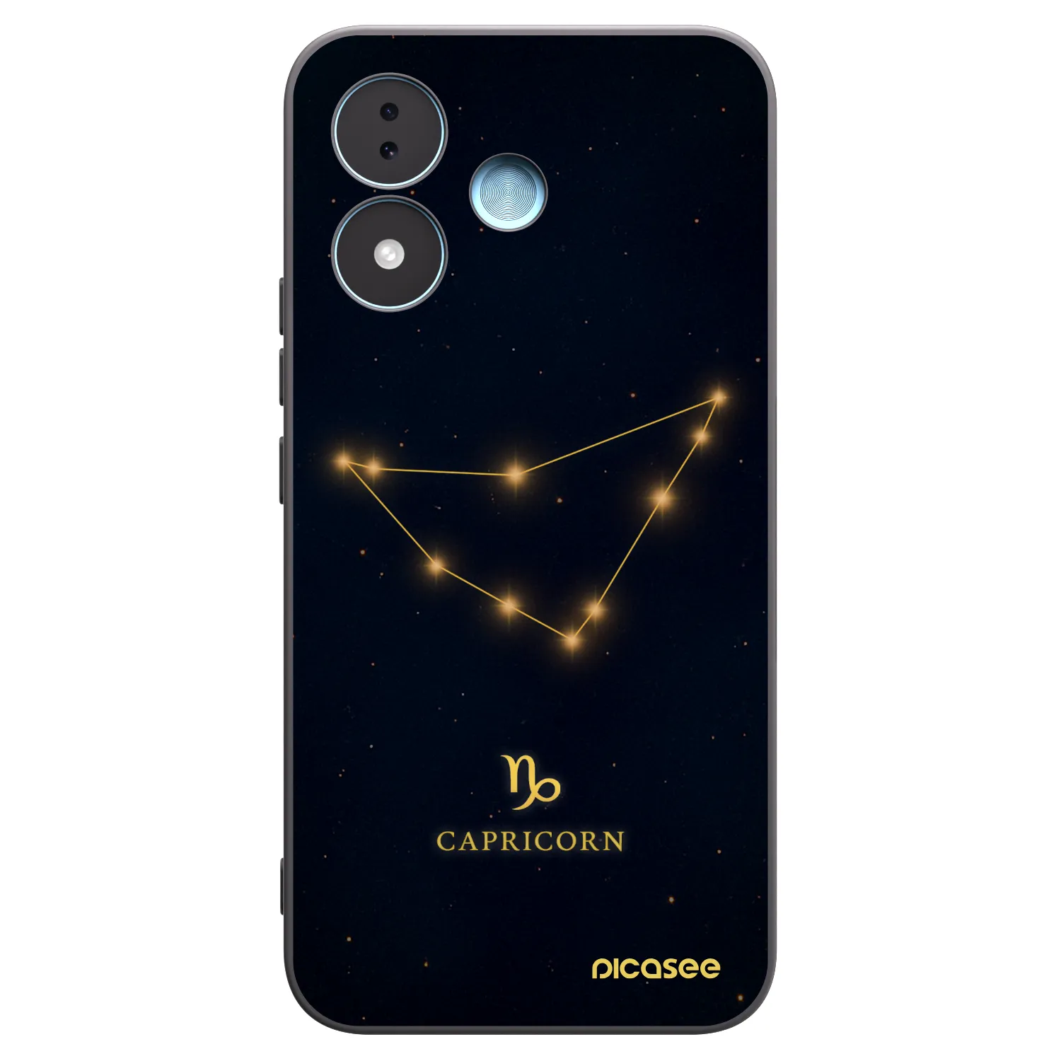 Picasee silikonski črni ovitek za Xiaomi Redmi Note 17 5G - CAPRICORN
