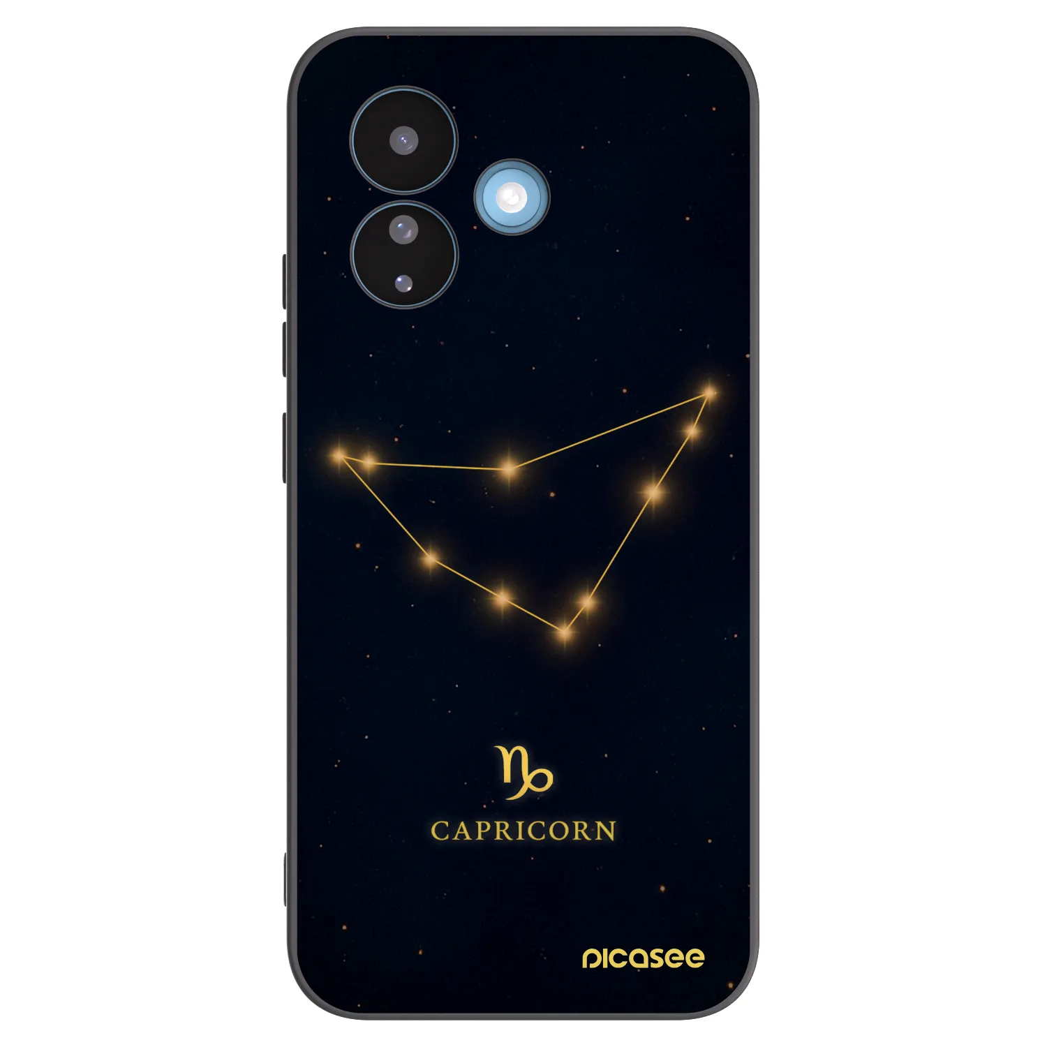 Picasee silikonski črni ovitek za Xiaomi Redmi Note 17 Pro 5G - CAPRICORN