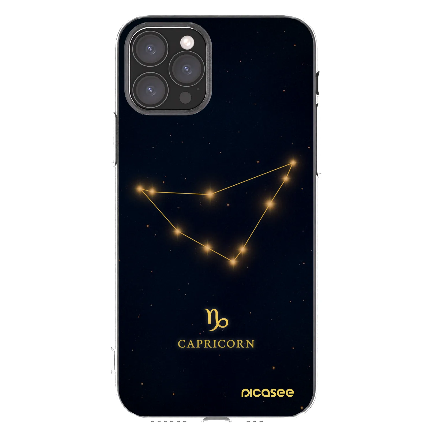 Picasee silikonski prozorni ovitek za Apple iPhone 11 Pro - CAPRICORN