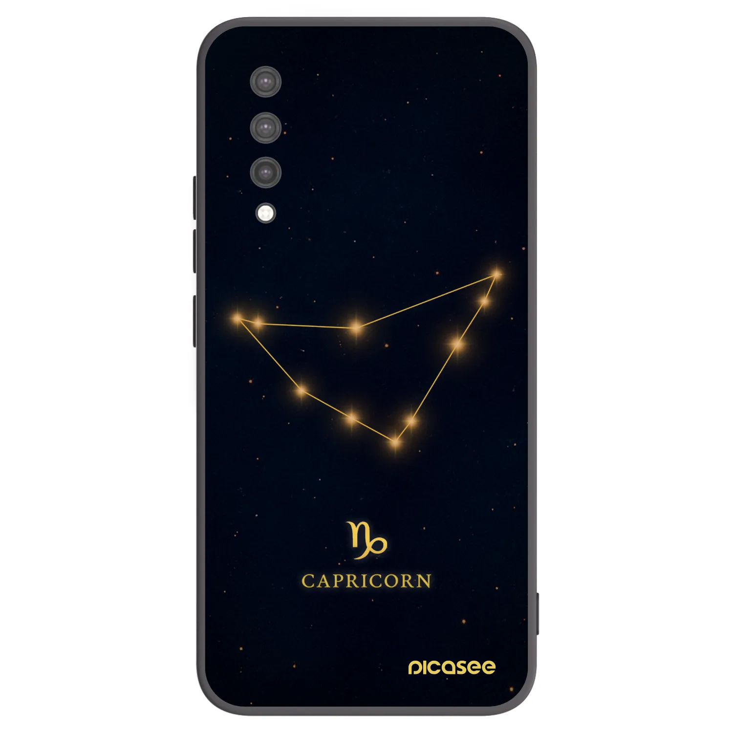 Picasee silikonski črni ovitek za Xiaomi Mi 9 Lite - CAPRICORN