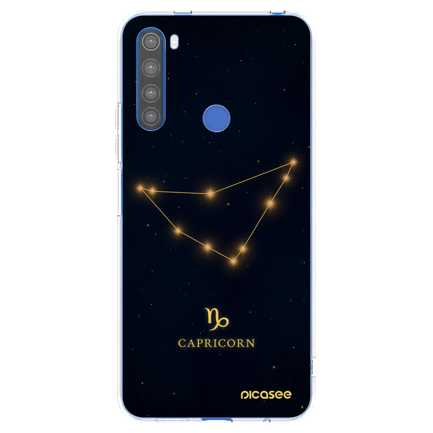 Picasee silikonski prozorni ovitek za Xiaomi Redmi Note 8T - CAPRICORN