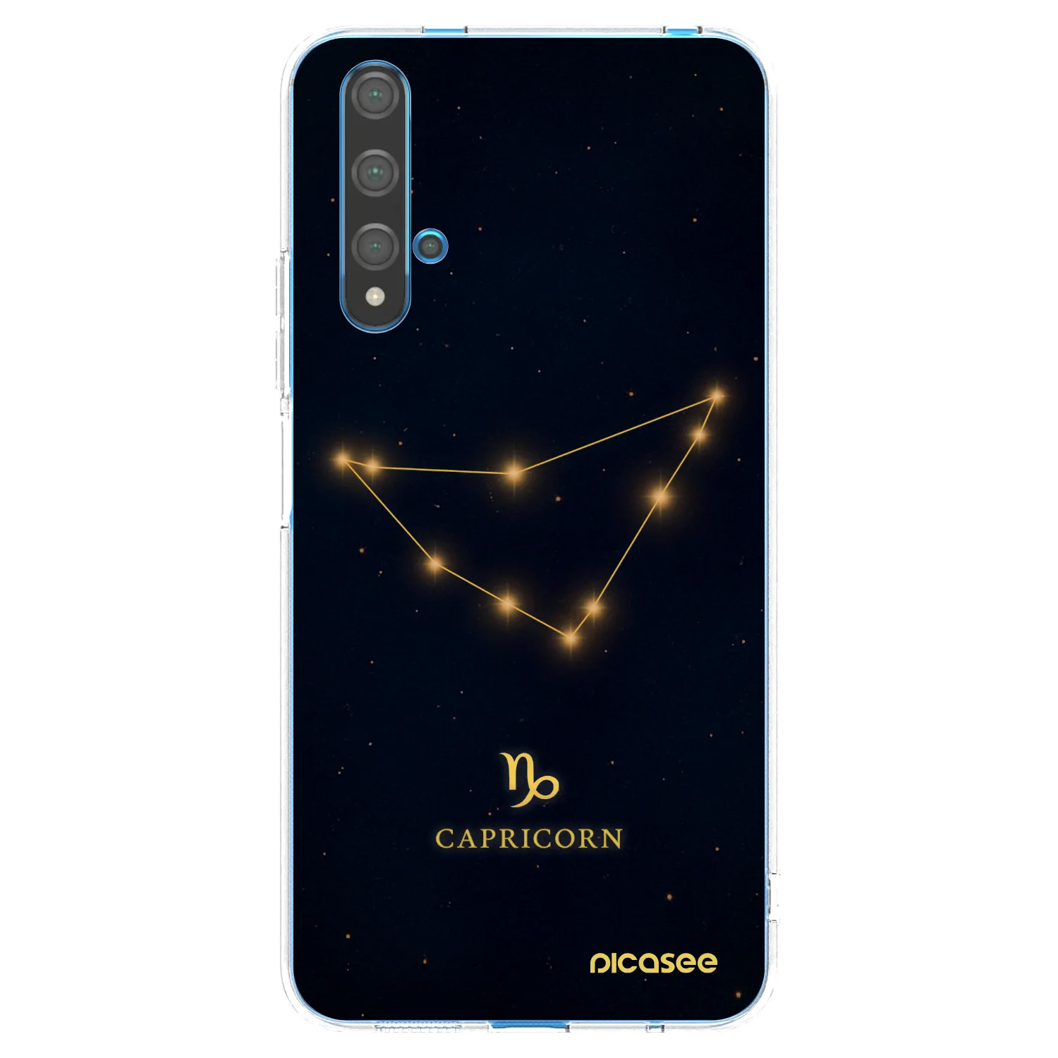 Picasee silikonski prozorni ovitek za Huawei Nova 5T - CAPRICORN