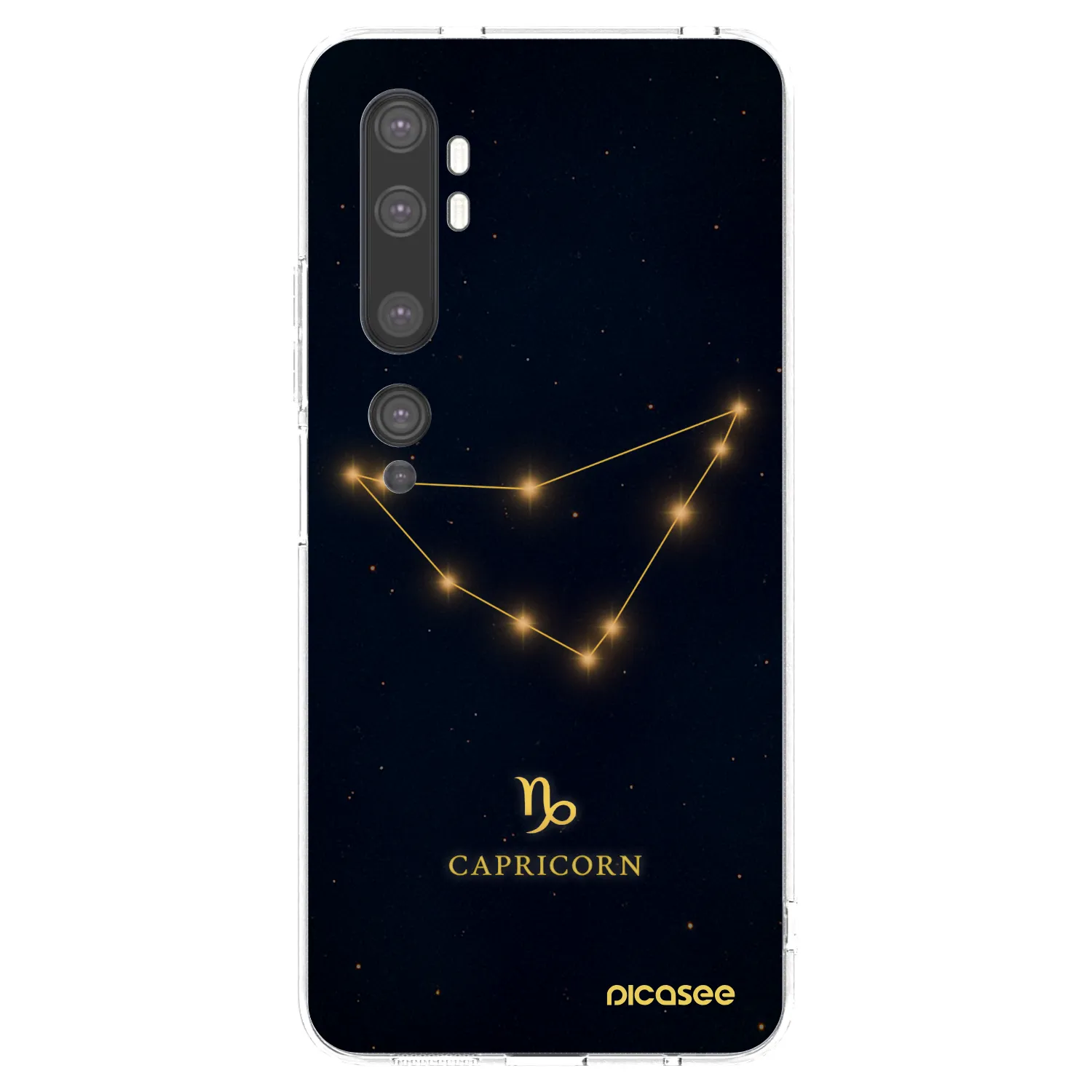 Picasee silikonski prozorni ovitek za Xiaomi Mi Note 10 (Pro) - CAPRICORN