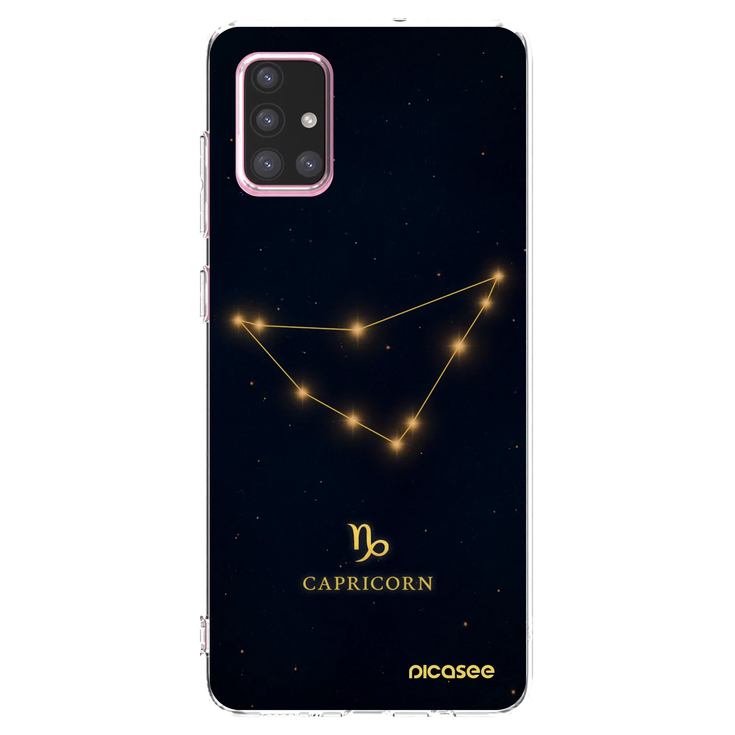 Picasee silikonski prozorni ovitek za Samsung Galaxy A71 A715F - CAPRICORN