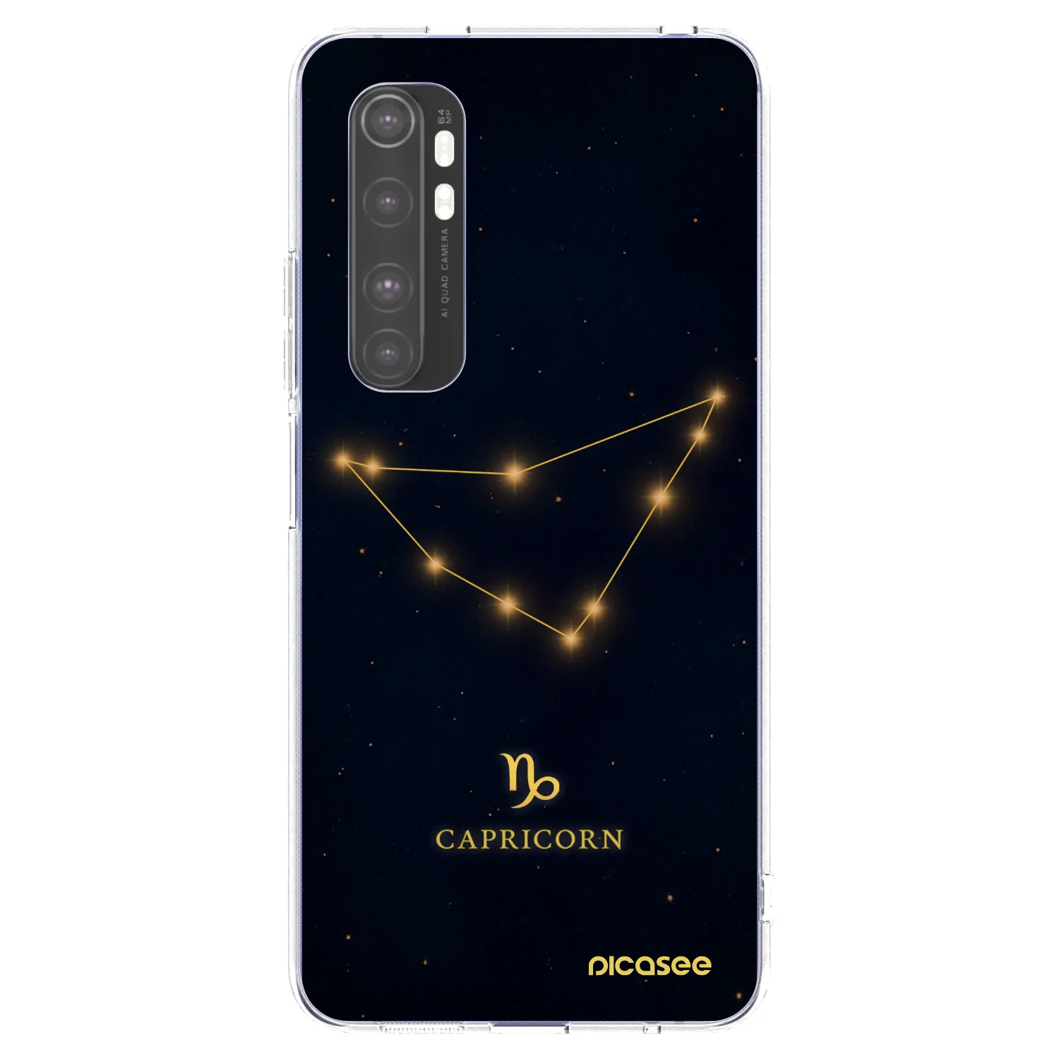 Picasee silikonski prozorni ovitek za Xiaomi Mi Note 10 Lite - CAPRICORN