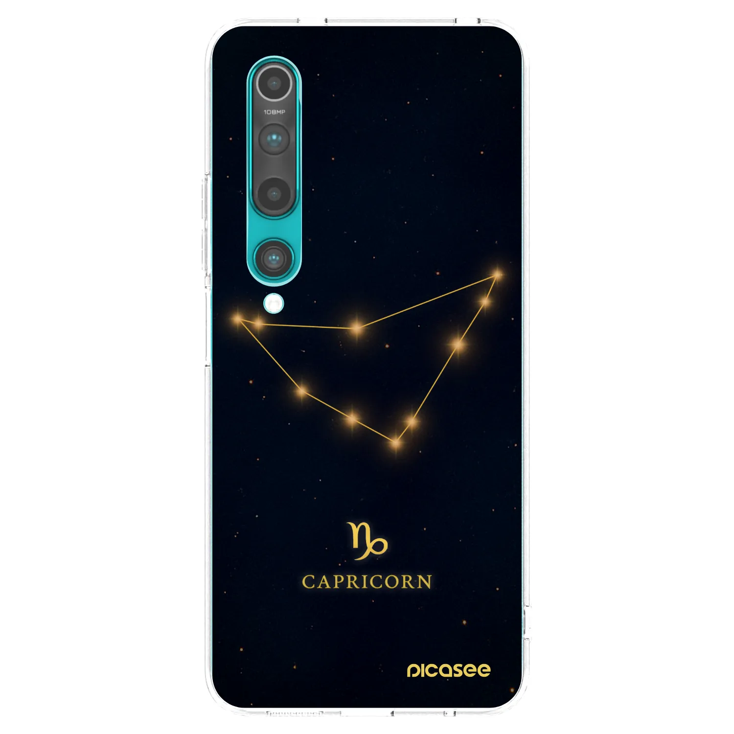 Picasee silikonski prozorni ovitek za Xiaomi Mi 10 - CAPRICORN