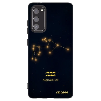 Picasee silikonski črni ovitek za Samsung Galaxy S20 FE - AQUARIUS