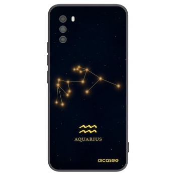 Picasee silikonski črni ovitek za Xiaomi Poco M3 - AQUARIUS