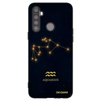 Picasee silikonski črni ovitek za Realme 6i - AQUARIUS