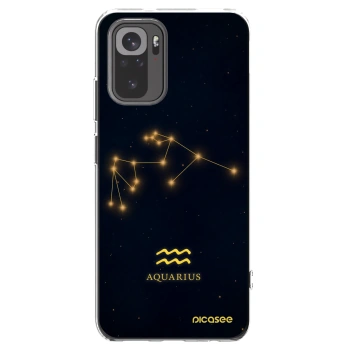 Picasee silikonski prozorni ovitek za Xiaomi Redmi Note 10 - AQUARIUS