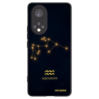 Picasee silikonski črni ovitek za Huawei Nova 9 - AQUARIUS