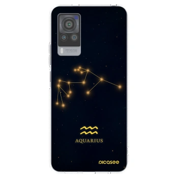 Picasee silikonski prozorni ovitek za Vivo X60 Pro 5G - AQUARIUS