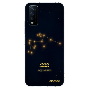 Picasee silikonski prozorni ovitek za Vivo Y11s - AQUARIUS