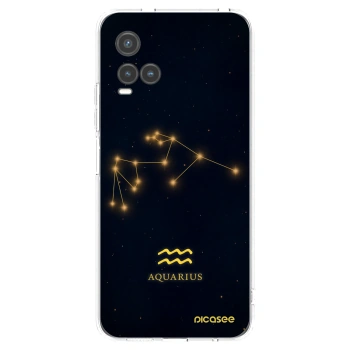 Picasee silikonski prozorni ovitek za Vivo Y33s - AQUARIUS