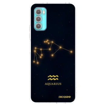 Picasee silikonski prozorni ovitek za Motorola Moto G60 - AQUARIUS