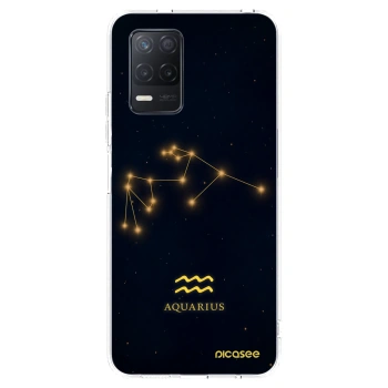Picasee silikonski prozorni ovitek za Realme 8 5G - AQUARIUS