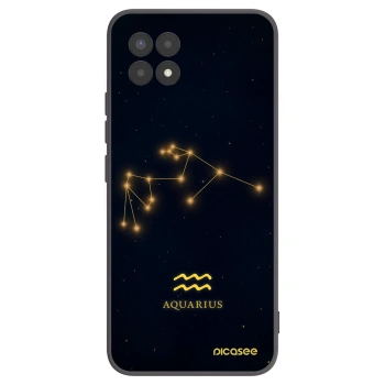Picasee silikonski črni ovitek za Realme 8i - AQUARIUS
