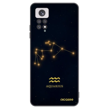 Picasee silikonski črni ovitek za Xiaomi Redmi Note 11 - AQUARIUS