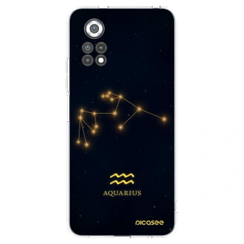 Picasee silikonski prozorni ovitek za Xiaomi Poco X4 Pro 5G - AQUARIUS