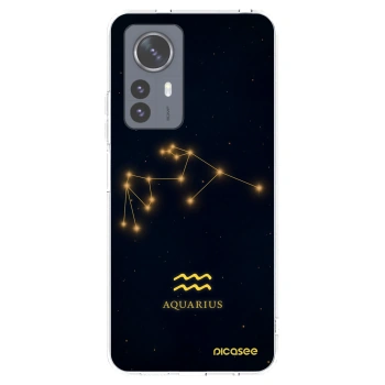 Picasee silikonski prozorni ovitek za Xiaomi 12 Pro - AQUARIUS