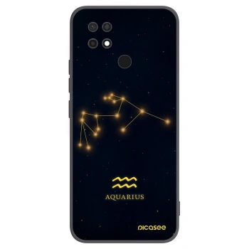Picasee silikonski črni ovitek za Xiaomi Redmi 10C - AQUARIUS