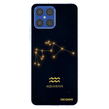 Picasee silikonski prozorni ovitek za Honor X8 4G - AQUARIUS