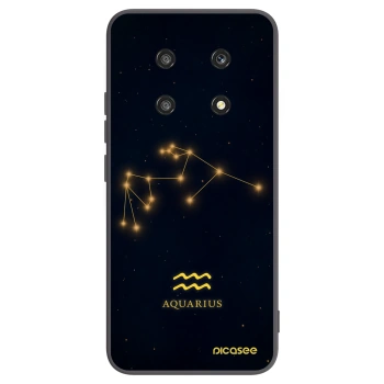 Picasee silikonski črni ovitek za Honor Magic4 Lite 5G - AQUARIUS