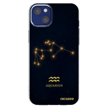 Picasee silikonski prozorni ovitek za Apple iPhone 14 Plus - AQUARIUS