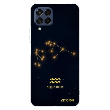 Picasee silikonski prozorni ovitek za Samsung Galaxy M53 5G - AQUARIUS