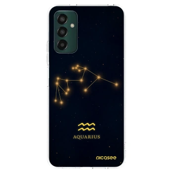 Picasee silikonski prozorni ovitek za Samsung Galaxy M13 M135F - AQUARIUS