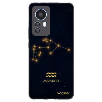 Picasee silikonski črni ovitek za Xiaomi 12T - AQUARIUS