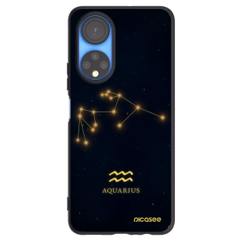 Picasee silikonski črni ovitek za Honor X7 - AQUARIUS