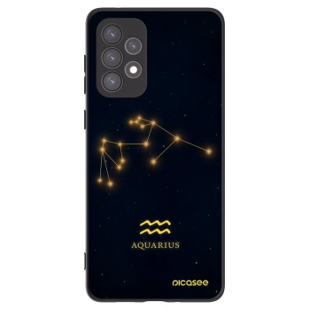 Picasee silikonski črni ovitek za Samsung Galaxy A73 5G - AQUARIUS
