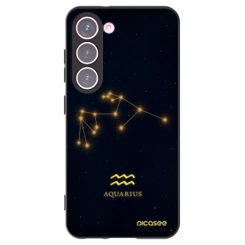 Picasee silikonski črni ovitek za Samsung Galaxy S23 5G - AQUARIUS