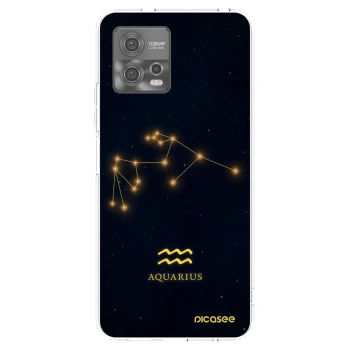 Picasee silikonski prozorni ovitek za Motorola Moto G72 - AQUARIUS