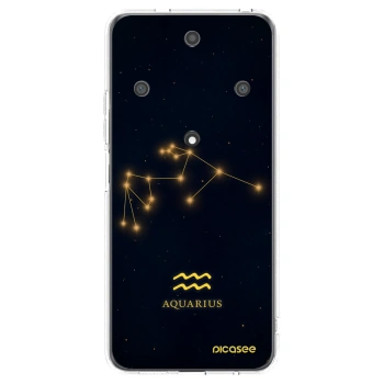 Picasee silikonski prozorni ovitek za Honor Magic5 Lite 5G - AQUARIUS