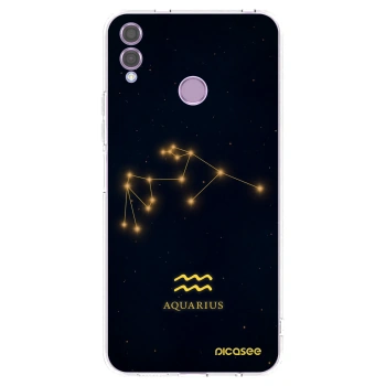 Picasee silikonski prozorni ovitek za Honor 8X - AQUARIUS