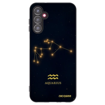 Picasee silikonski črni ovitek za Samsung Galaxy A14 4G A145R - AQUARIUS