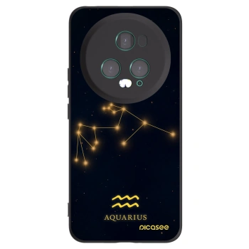 Picasee silikonski črni ovitek za Honor Magic5 Pro - AQUARIUS