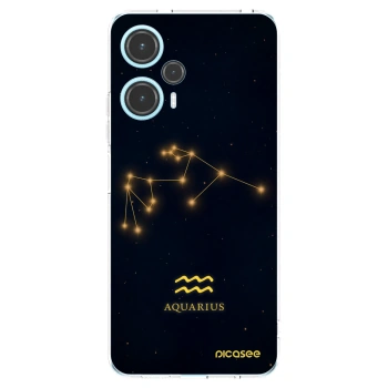 Picasee silikonski prozorni ovitek za Xiaomi Poco F5 - AQUARIUS