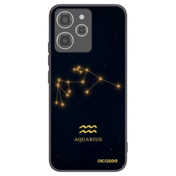 Picasee silikonski črni ovitek za Xiaomi Redmi 12 4G - AQUARIUS