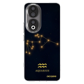 Picasee silikonski prozorni ovitek za Honor 90 5G - AQUARIUS