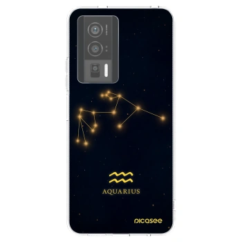 Picasee silikonski prozorni ovitek za Xiaomi Poco F5 Pro 5G - AQUARIUS