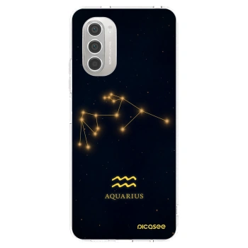 Picasee silikonski prozorni ovitek za Motorola Moto G51 - AQUARIUS