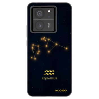 Picasee silikonski črni ovitek za Xiaomi 13T - AQUARIUS