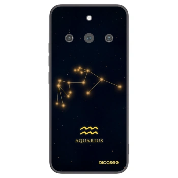 Picasee silikonski črni ovitek za Realme 11 Pro+ - AQUARIUS